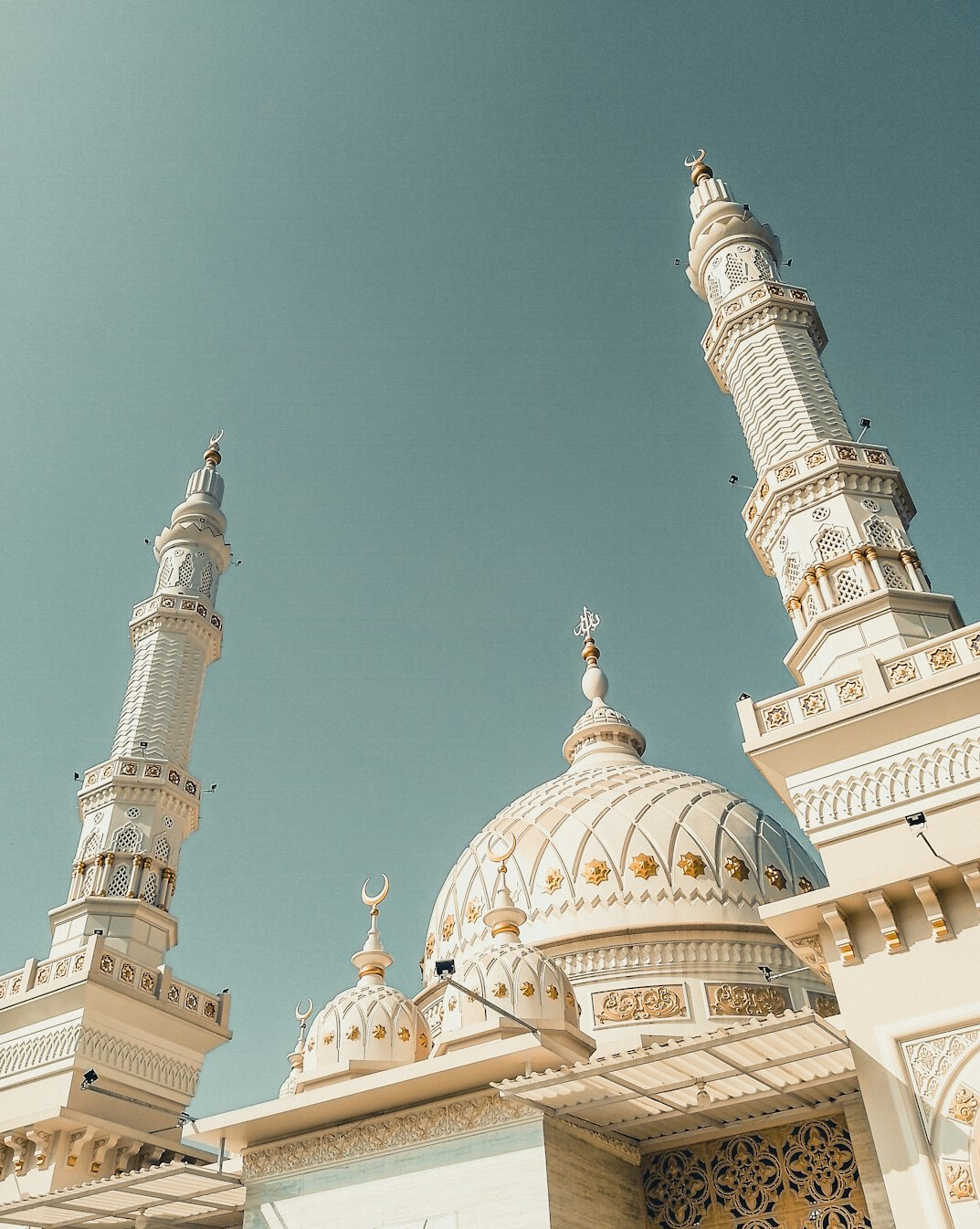 Historic mosque architecture detail